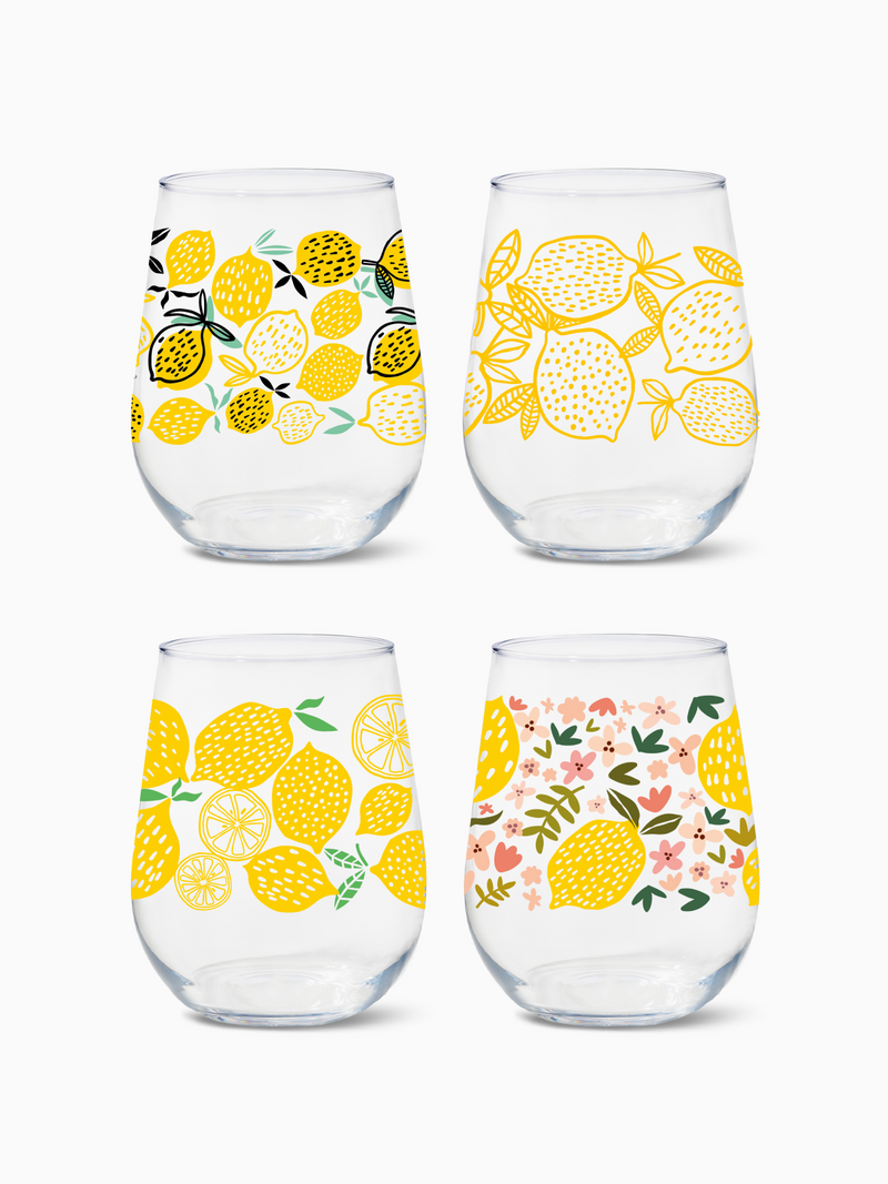 Limoncello - RESERVE 16oz Stemless Wine Tritan™ Copolyester Glass
