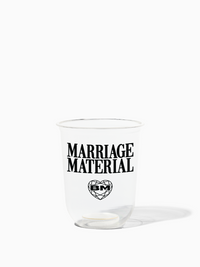 Marriage Material™ - TOSSWARE × BRIDEMERCH - NATURAL 16oz Arc Cup - Black