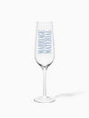 Marriage Material™ - TOSSWARE × BRIDEMERCH - RESERVE 9oz Champagne Tritan™ Copolyester Glass