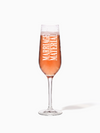 Marriage Material™ - TOSSWARE × BRIDEMERCH - RESERVE 9oz Champagne Tritan™ Copolyester Glass - White