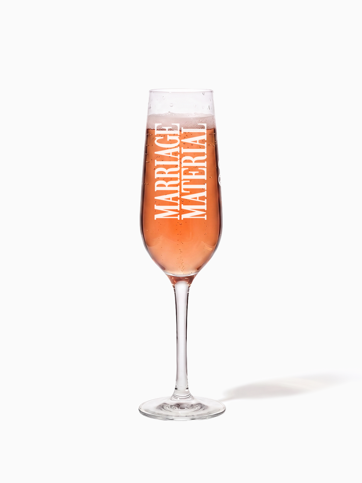 Marriage Material™ - TOSSWARE × BRIDEMERCH - RESERVE 9oz Champagne Tritan™ Copolyester Glass - White