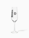 Marriage Material™ - TOSSWARE × BRIDEMERCH - RESERVE 9oz Champagne Tritan™ Copolyester Glass - Black