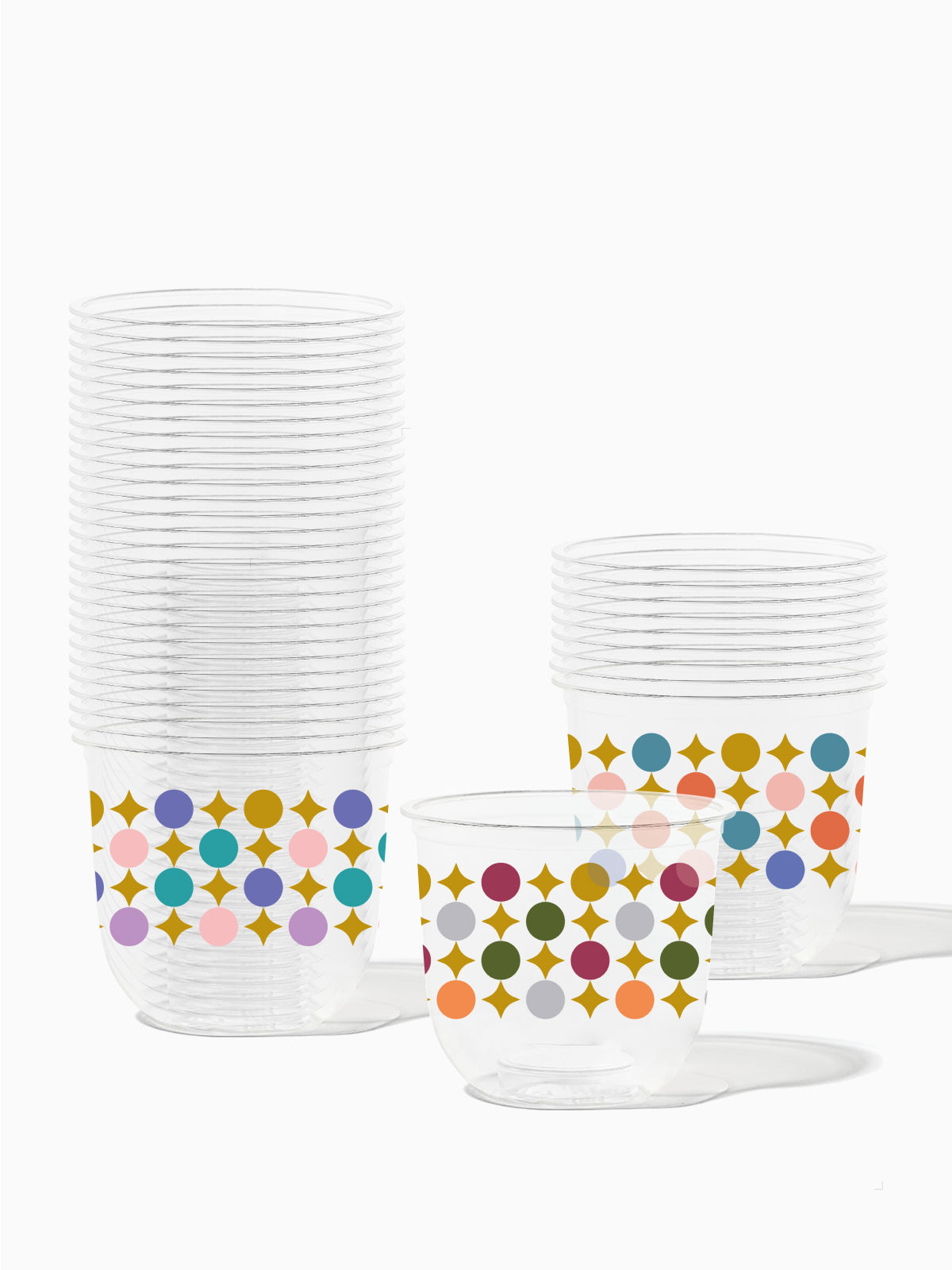 Mid-Century Modern Pattern - NATURAL 12oz Arc