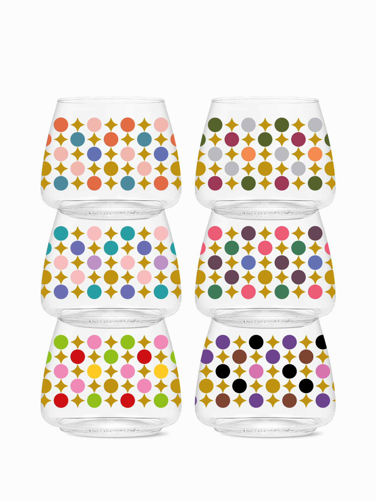 Mid-Century Modern Pattern - POP 12oz Rocks