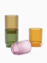 RESERVE 12oz Fluted Tumbler - Mixed Color Set
