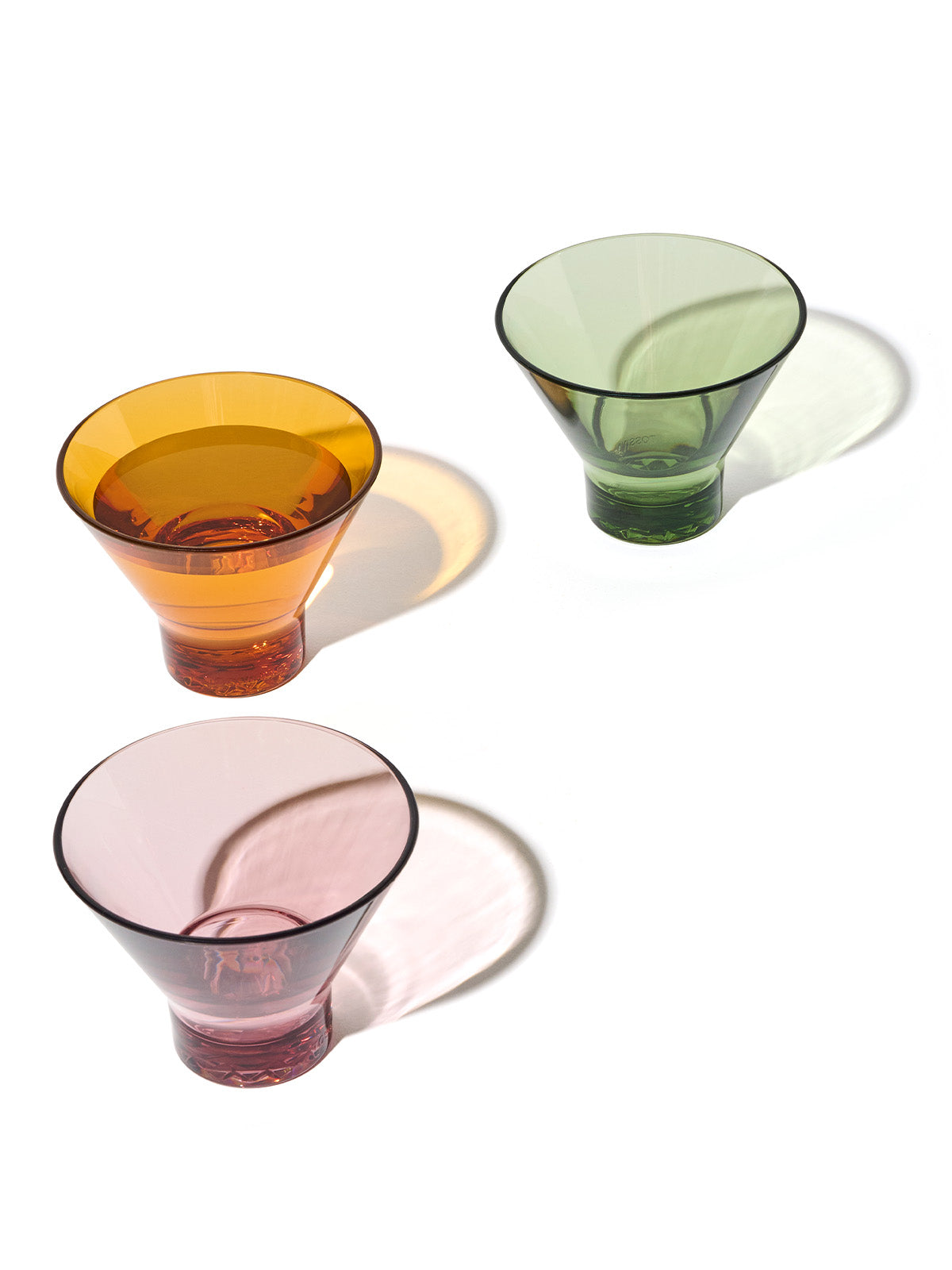 RESERVE 8oz Stemless Martini - Mixed Color Set – TOSSWARE