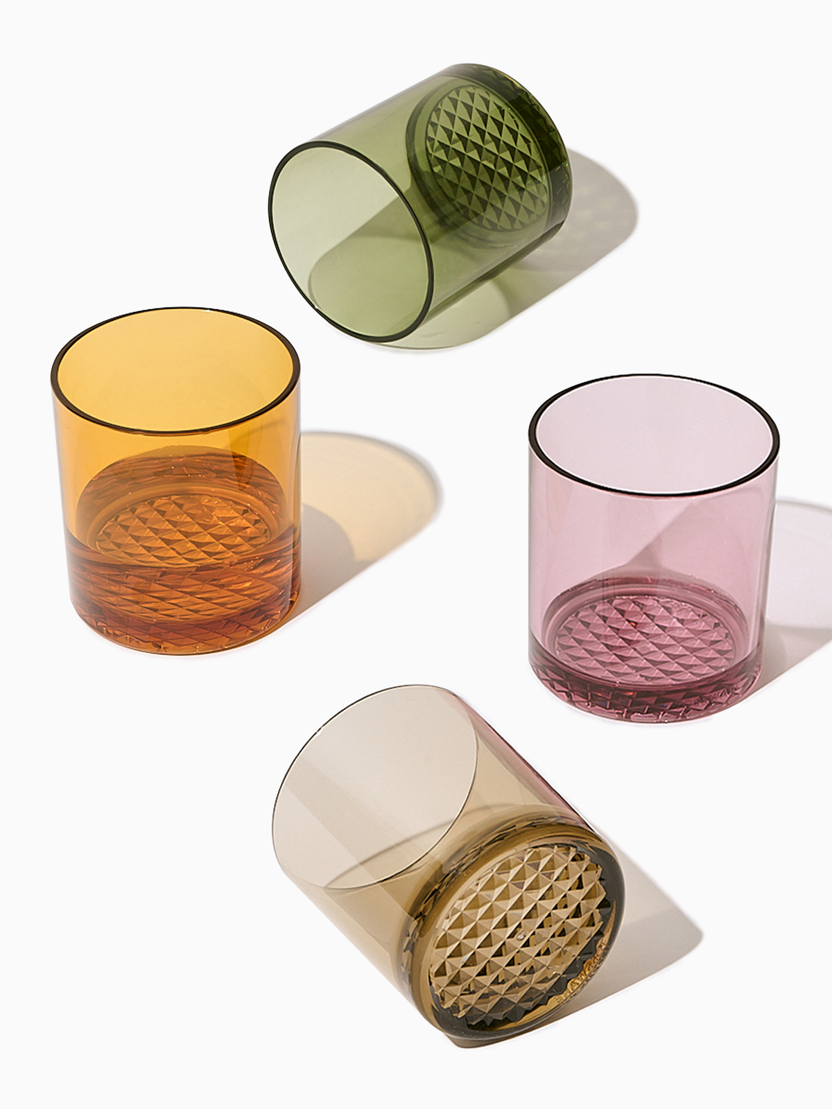 RESERVE 12oz Old Fashioned Color Series Tritan™ Copolyester Glass Mixe