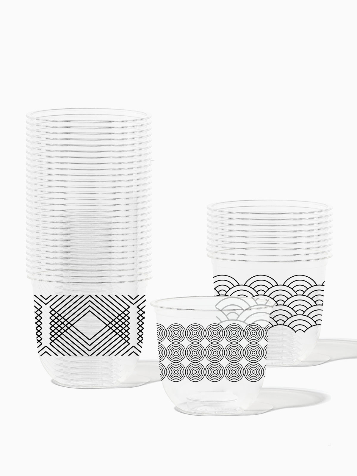 Modern Geometric - NATURAL 12oz Arc