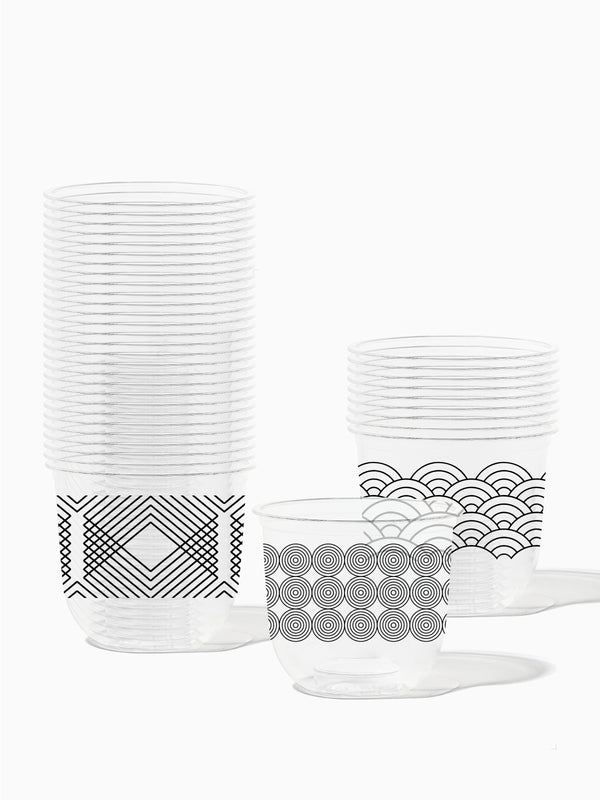 Modern Geometric - NATURAL 12oz Arc