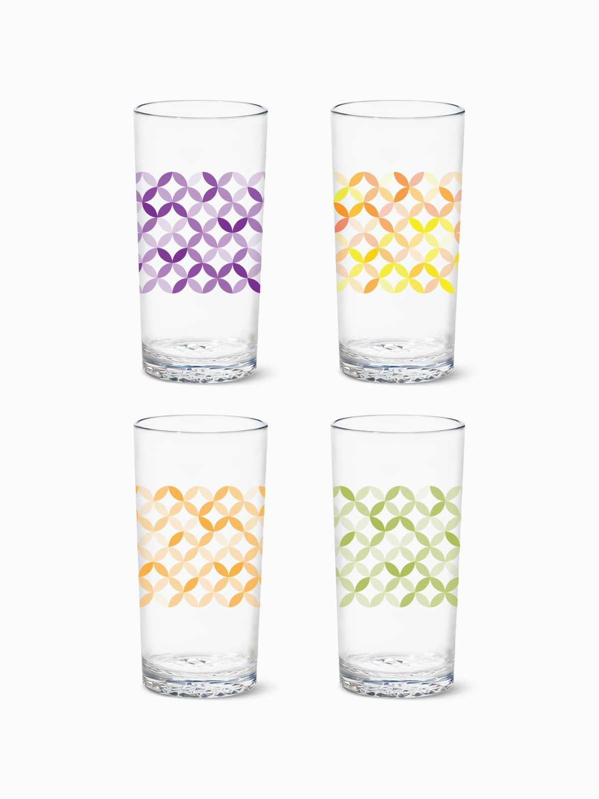 Multi-Color Ribbon - RESERVE 14oz Highball Tritan™ Copolyester Glass