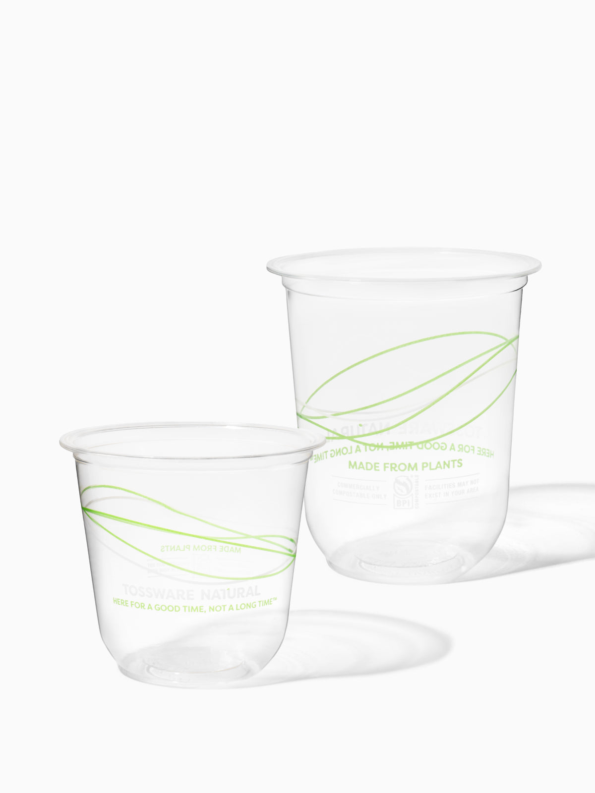 BPI Compostable Print - NATURAL 16oz Arc 98mm