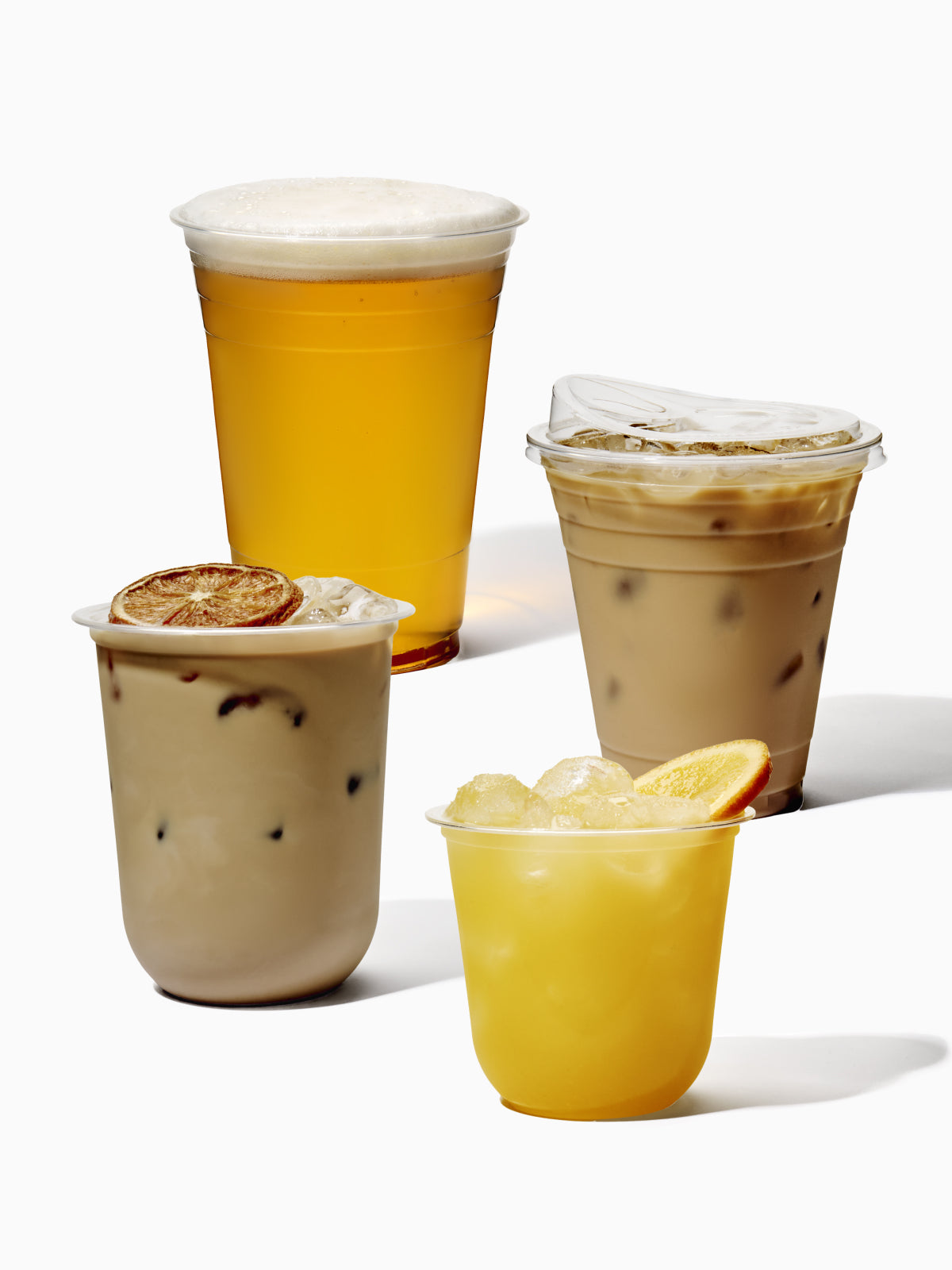 NATURAL 12oz Rounded Bottom Compostable Arc 98mm Cup - Bulk - 1000/Case