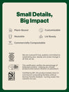NATURAL 12oz Rounded Bottom Compostable Arc 98mm Cup