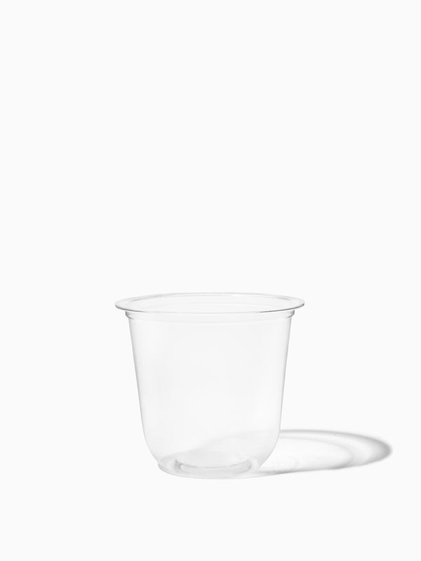 NATURAL 12oz Rounded Bottom Compostable Arc 98mm Cup