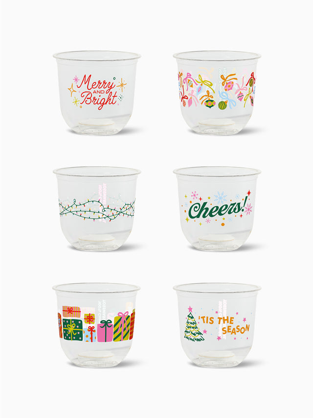 Merry & Bright - NATURAL 12oz Arc Cup