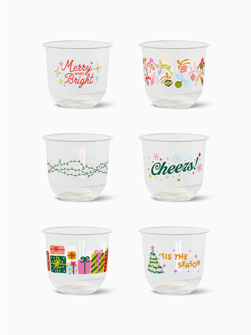 Merry & Bright - NATURAL 12oz Arc Cup