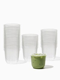 NATURAL 12oz Short Compostable Arc 98mm Cup - Bulk - 1000/Case