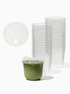 NATURAL 12oz Short Compostable Arc 98mm Cup - Bulk - 1000/Case