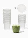 NATURAL 12oz Short Compostable Arc 98mm Cup - Bulk - 1000/Case