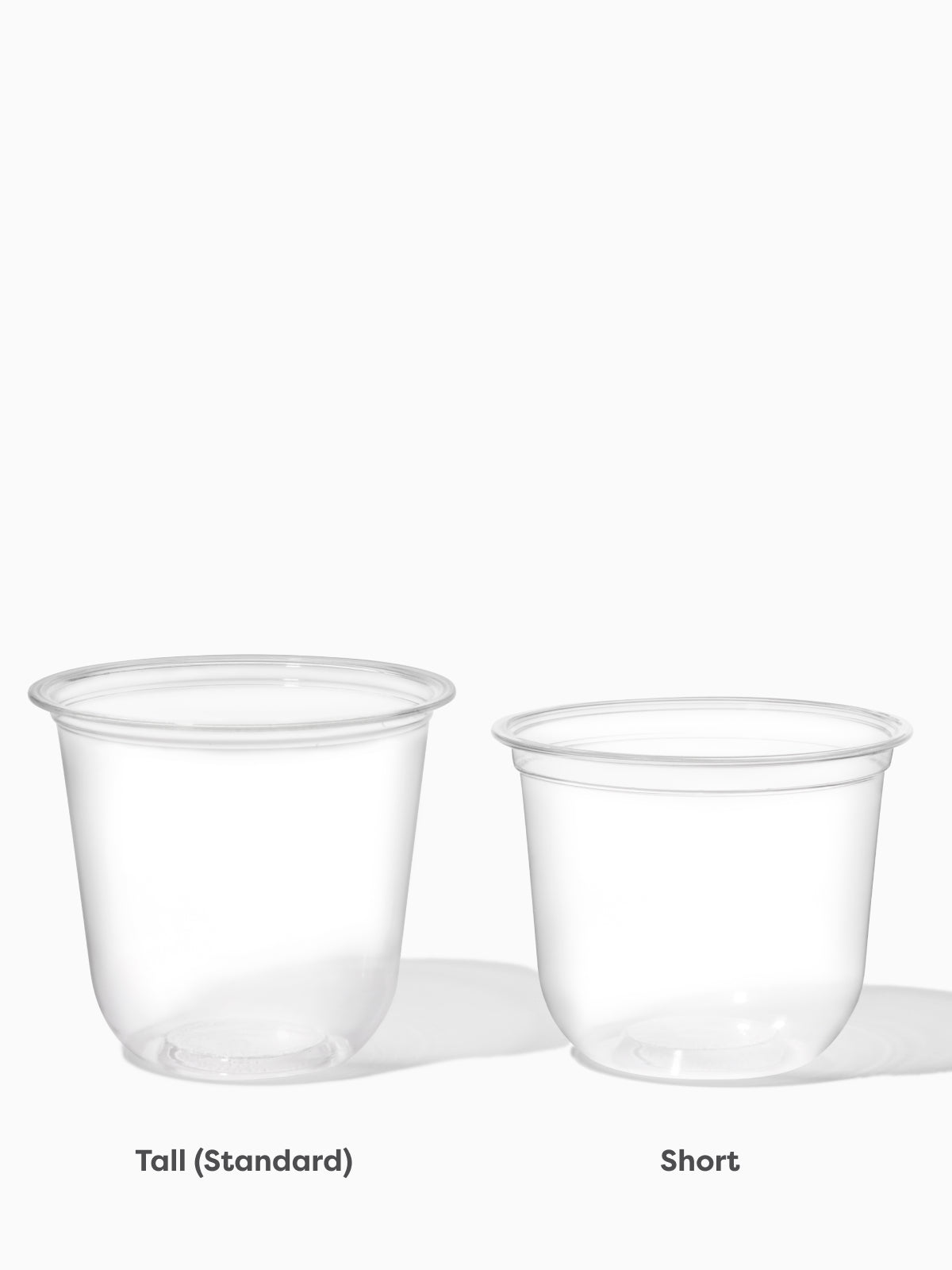 NATURAL 12oz Short Compostable Arc 98mm Cup - Bulk - 1000/Case