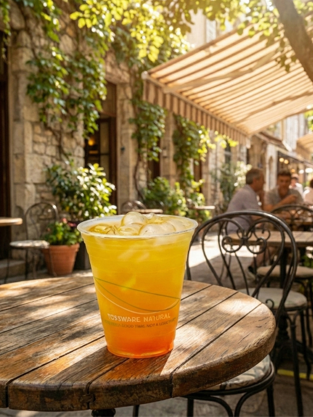 BPI Compostable Print - NATURAL 12oz Classic Cup 98mm