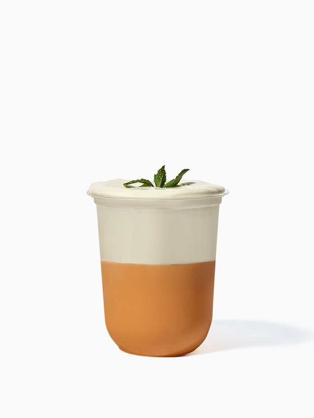 NATURAL 16oz Rounded Bottom Compostable Arc 98mm Cup - Bulk - 1000/Case