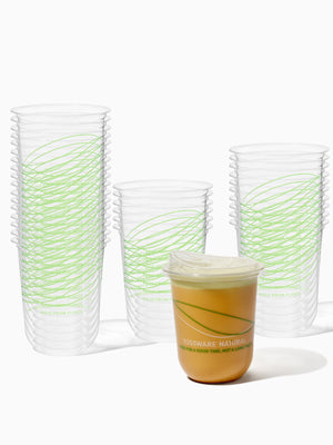 BPI Compostable Print - NATURAL 16oz Arc 98mm - Bulk - 1000/Case