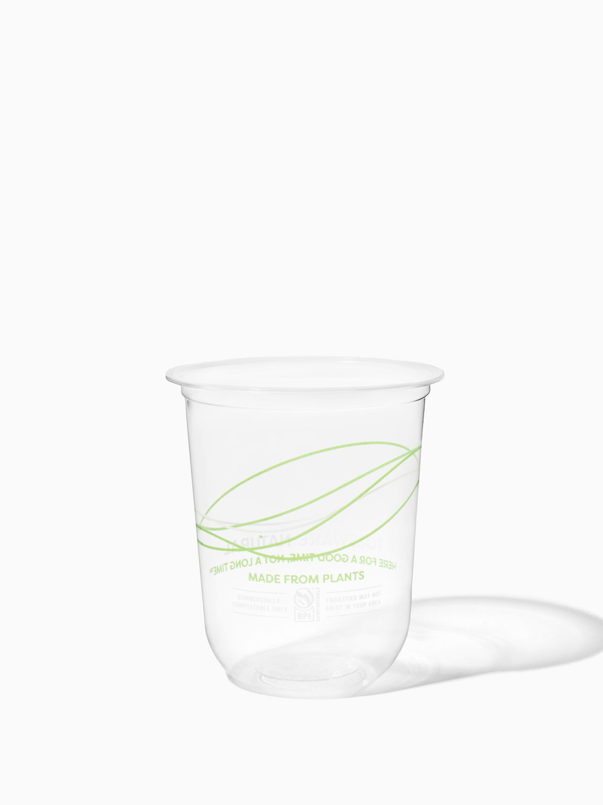 BPI Compostable Print - NATURAL 16oz Arc 98mm - Bulk