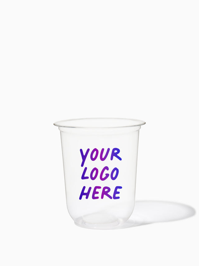 NATURAL 16oz Rounded Bottom Compostable Arc 98mm Cup