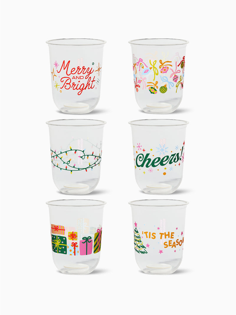 Merry & Bright - NATURAL 16oz Arc Cup