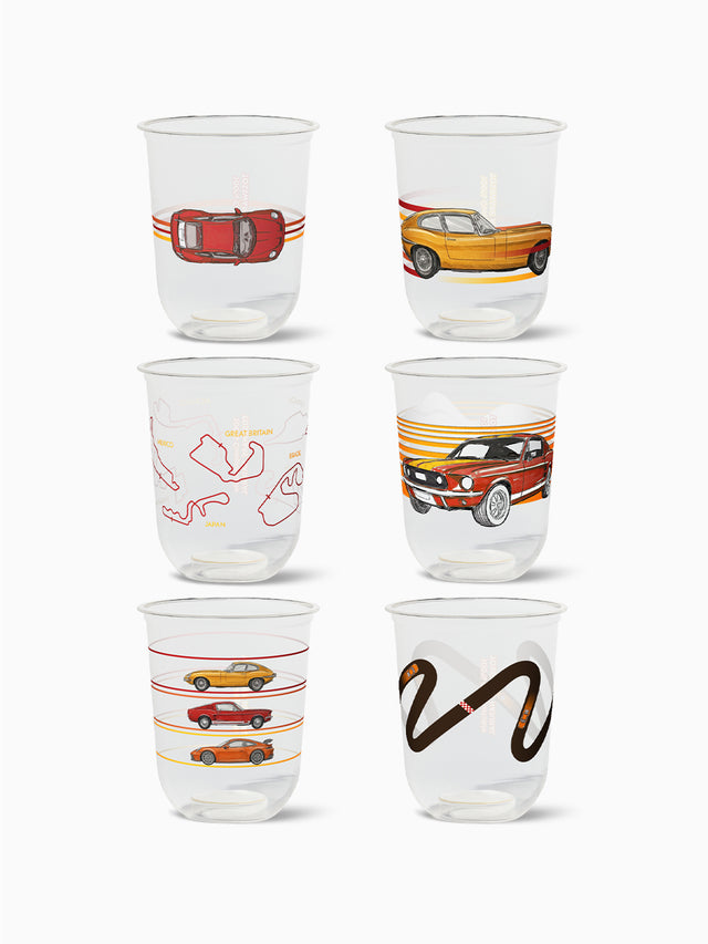 Vintage Cars - NATURAL 16oz Arc Cup