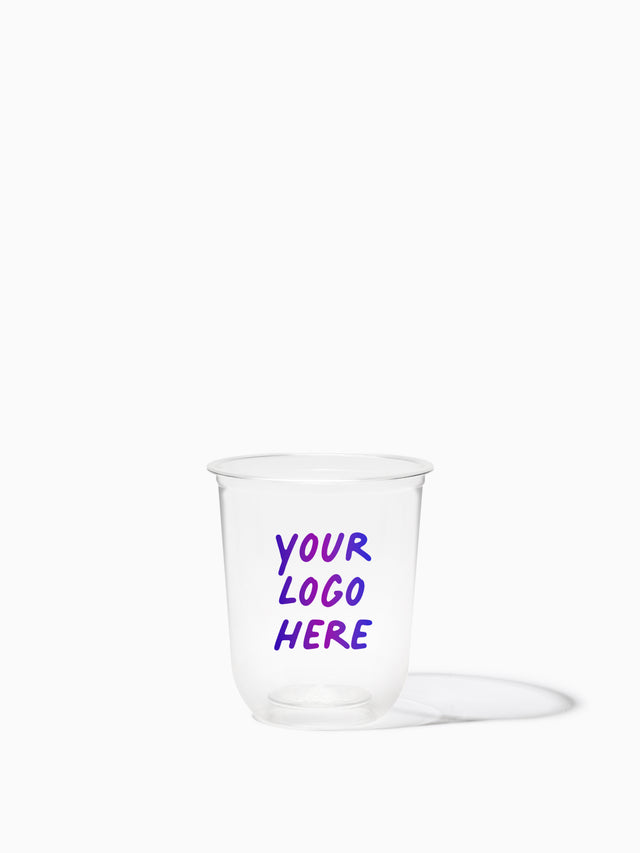 NATURAL 8oz Rounded Bottom Compostable Arc Cup - Bulk - 1000/Case