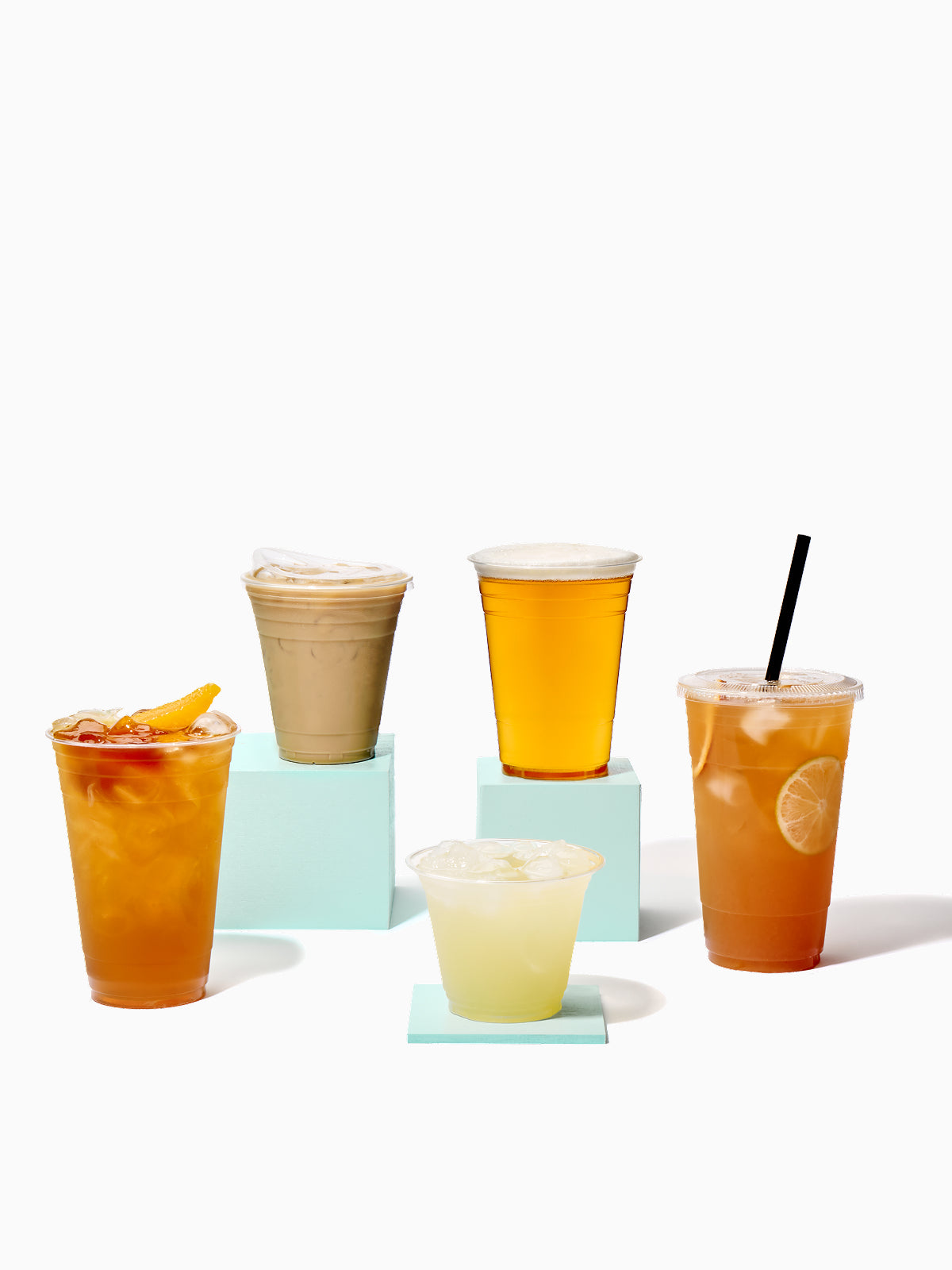 NATURAL 98mm Compostable Lids - Bulk - 1000/Case