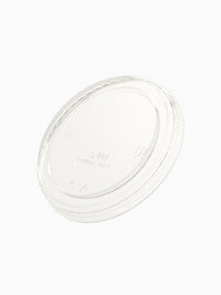 NATURAL 76mm Compostable Flat Lid - Bulk