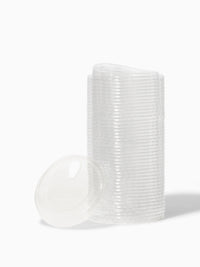 NATURAL 'Classic' 98mm Compostable Lids - Bulk