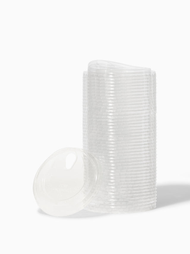 NATURAL 'Classic' 98mm Compostable Lids