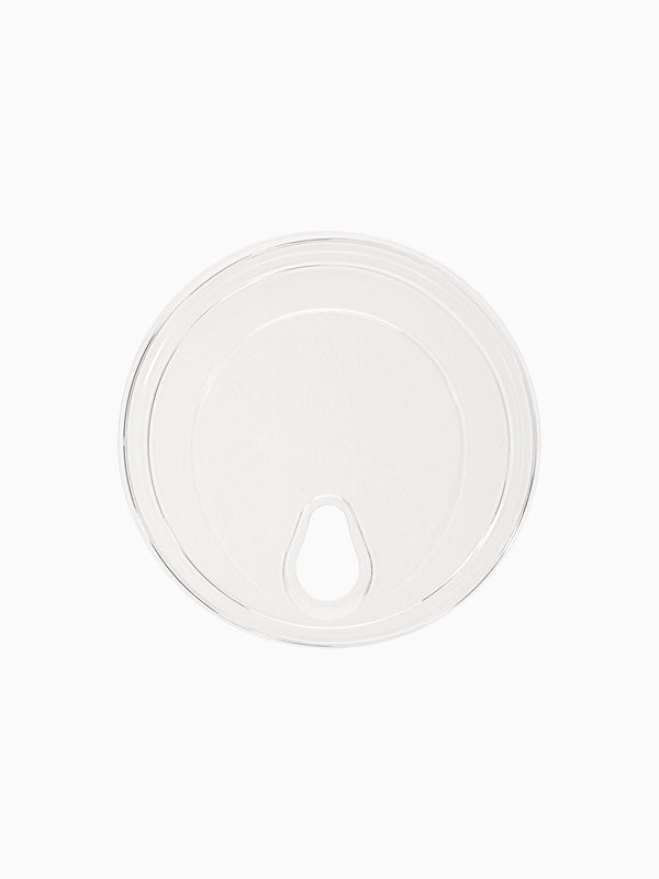 NATURAL 98mm Compostable Lids - Bulk - 1000/Case