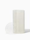 NATURAL 98mm Compostable Lids - Bulk - 1000/Case
