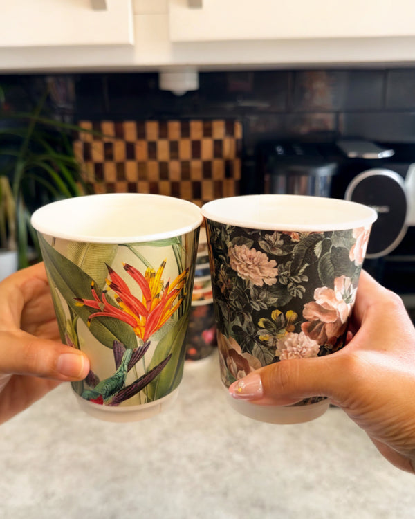 Vintage Botanicals – GO 12oz Double Wall Paper Cup
