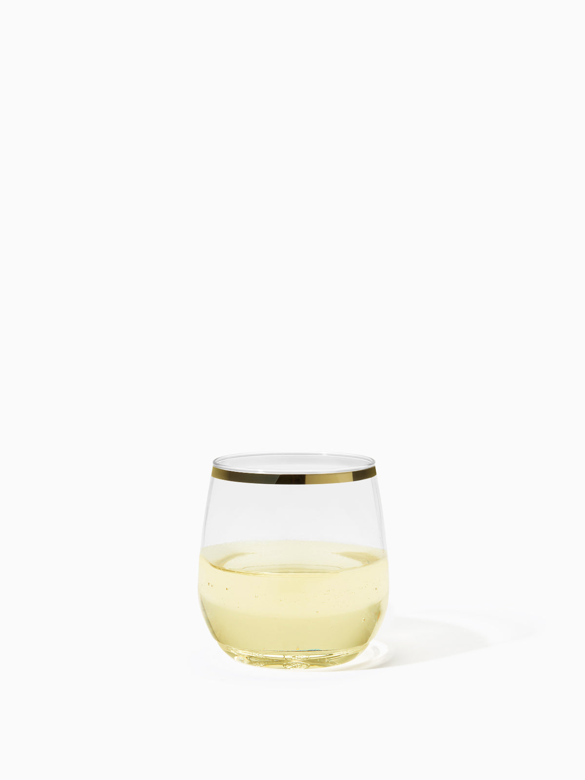 POP 12oz Vino Jr Gold Rim