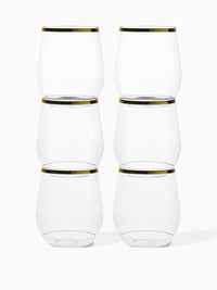 POP 14oz Vino Gold Rim - Bulk
