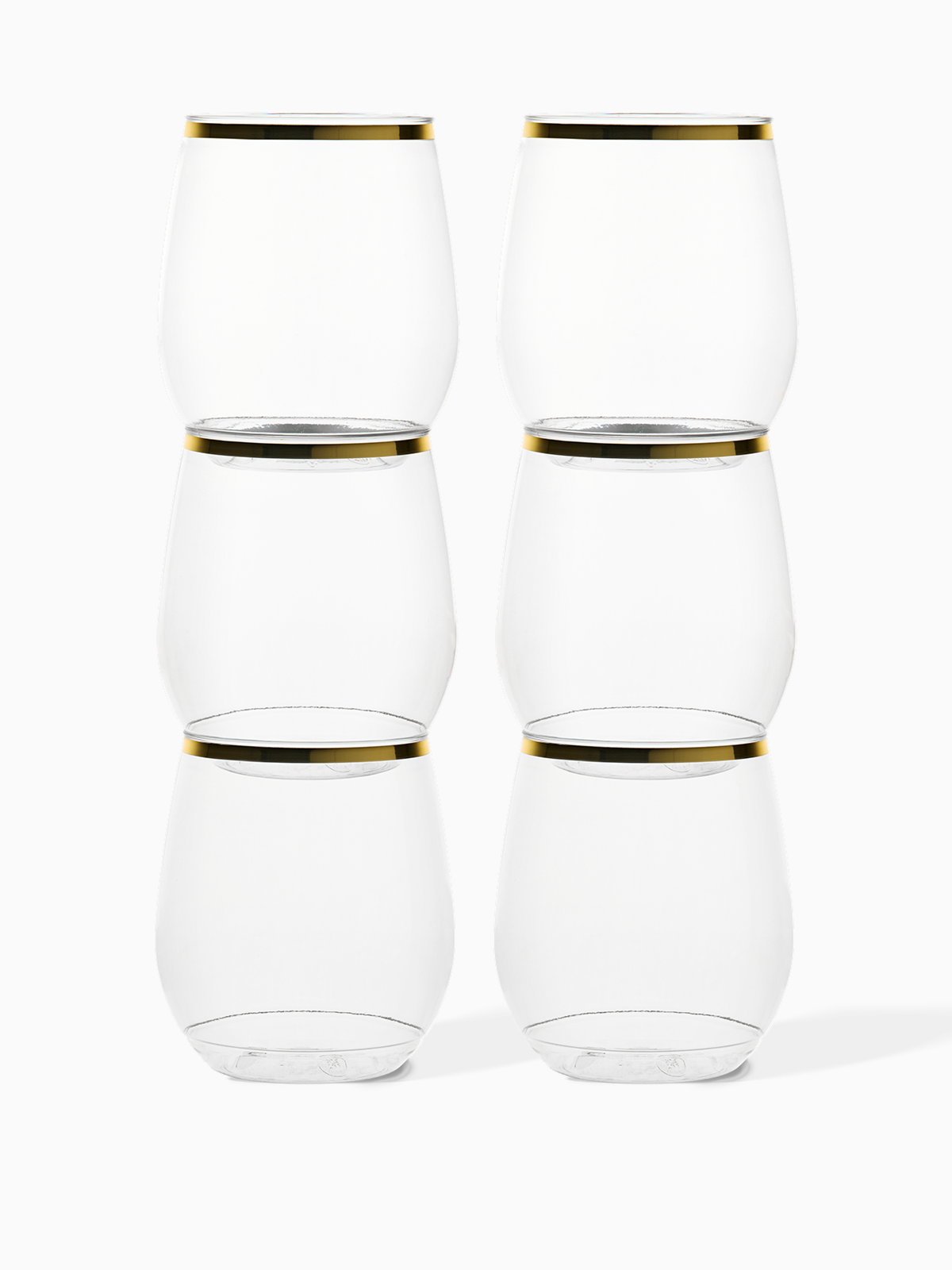 POP 14oz Vino Gold Rim - Bulk
