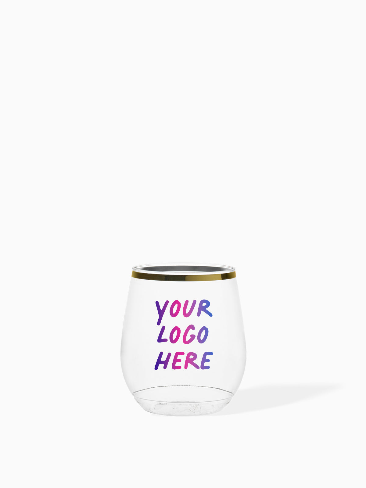 POP 14oz Vino Gold Rim