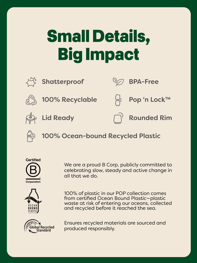 POP 12oz Vino Jr Gold Rim - Bulk