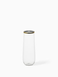 POP 9oz Flute Gold Rim - Bulk