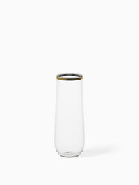 POP 9oz Flute Gold Rim