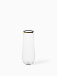 POP 9oz Flute Gold Rim - Bulk