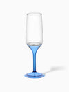 POP 6oz Champagne Flute with Colored Stems