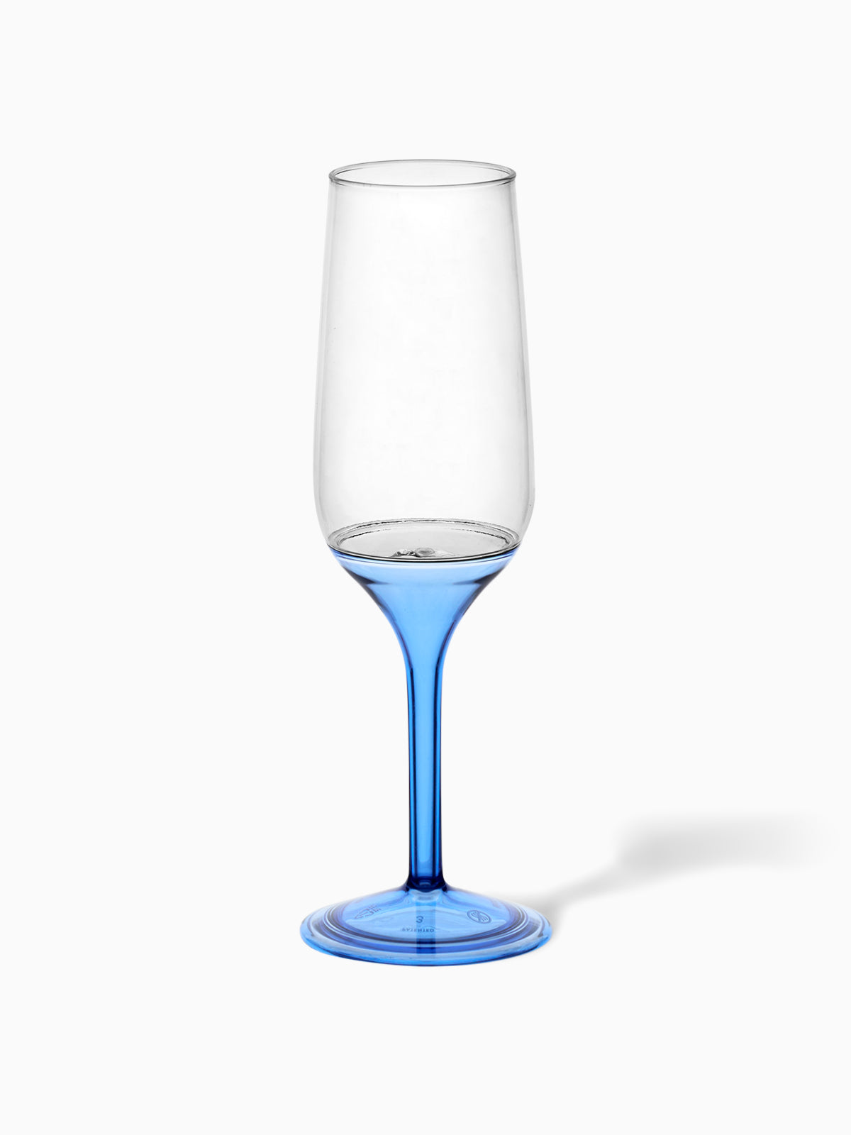 POP 6oz Champagne Flute with Colored Stems