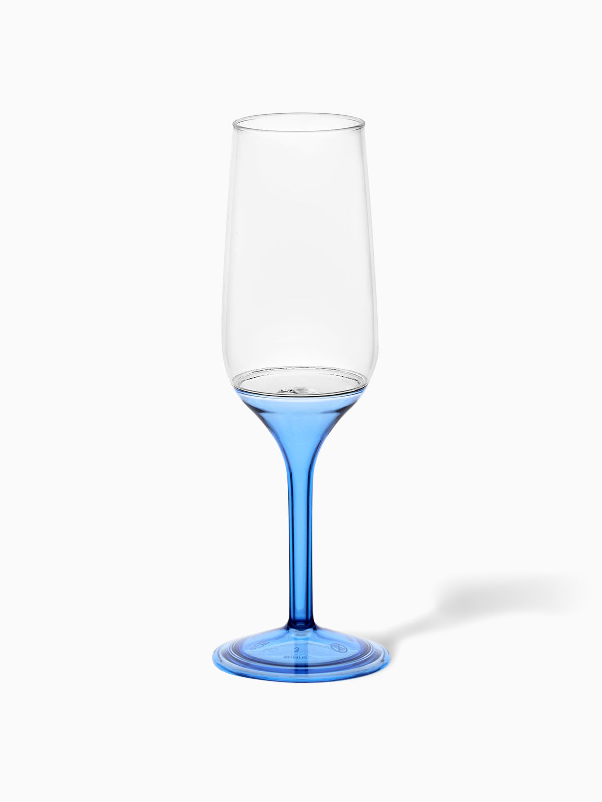 POP 6oz Champagne Flute with Colored Stems